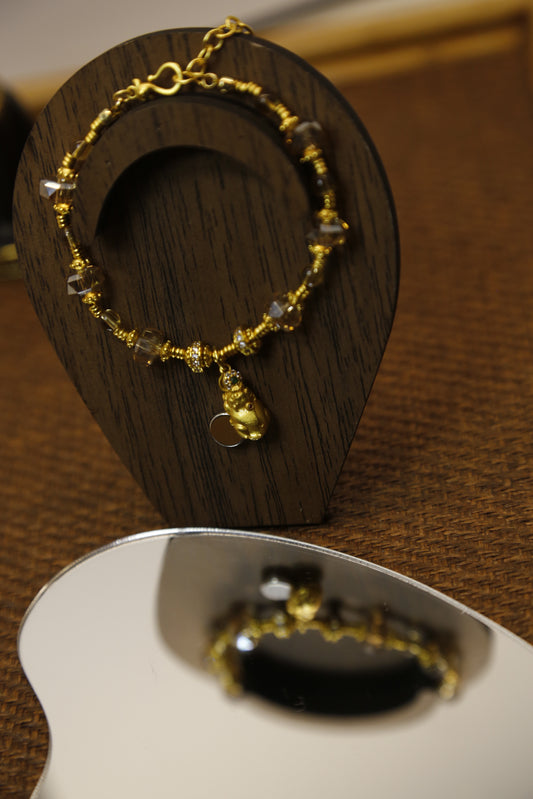 Citrine Pixiu Wealth Prosperity Bracelet